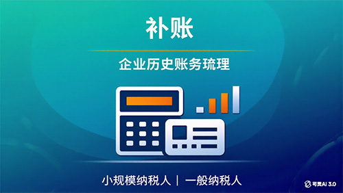 企业历史账务补账/月
